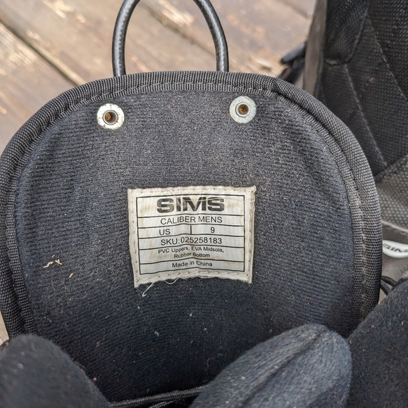 Men's Snowboard Boots black Sims CALIBER size 9 - Picture 4 of 4
